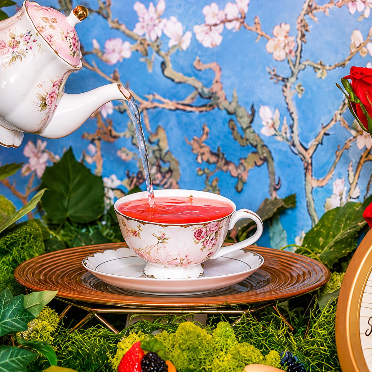 Premium Teas And A Tiered Spread