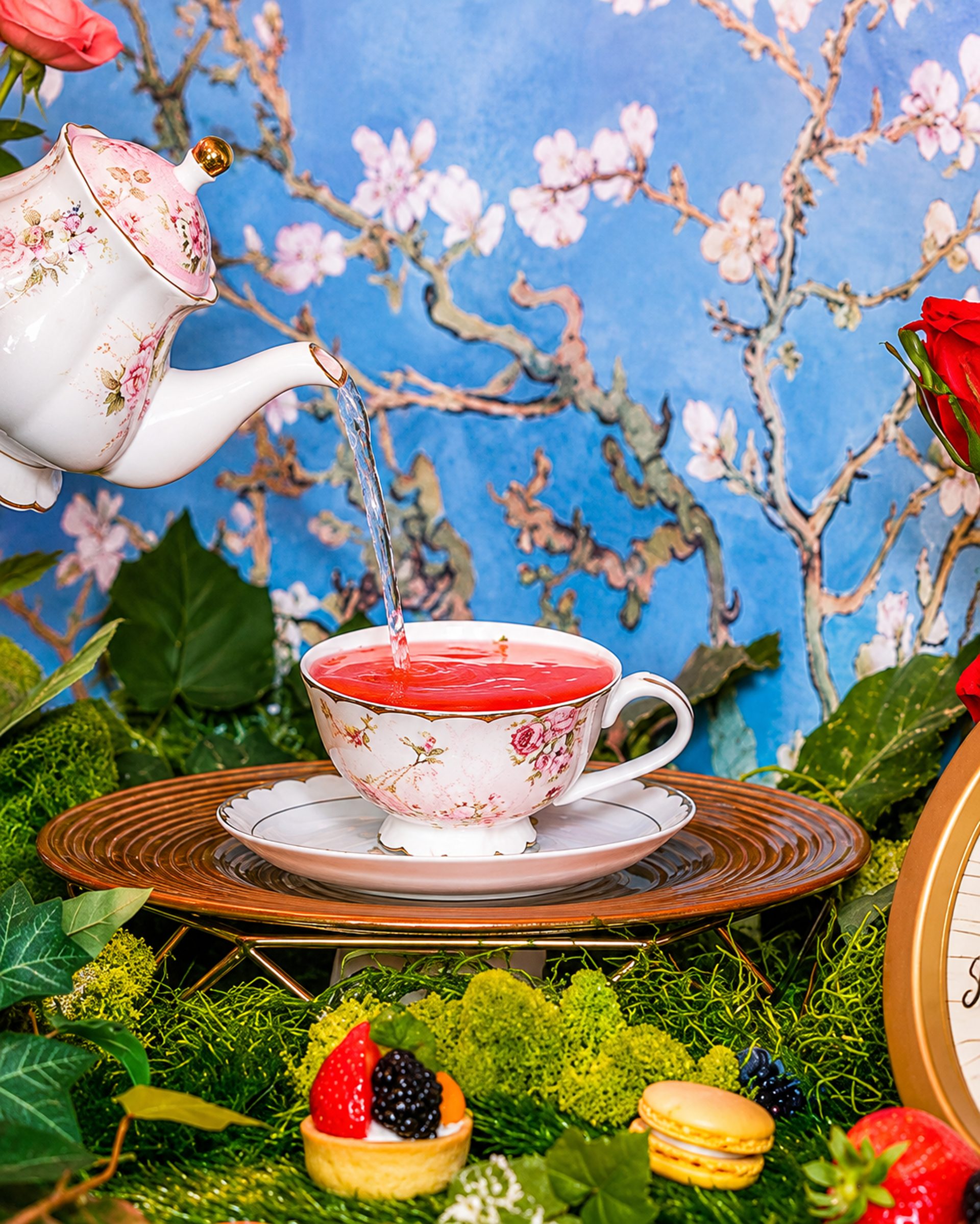 Premium Teas And A Tiered Spread