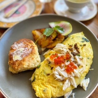 Crabby Omelet